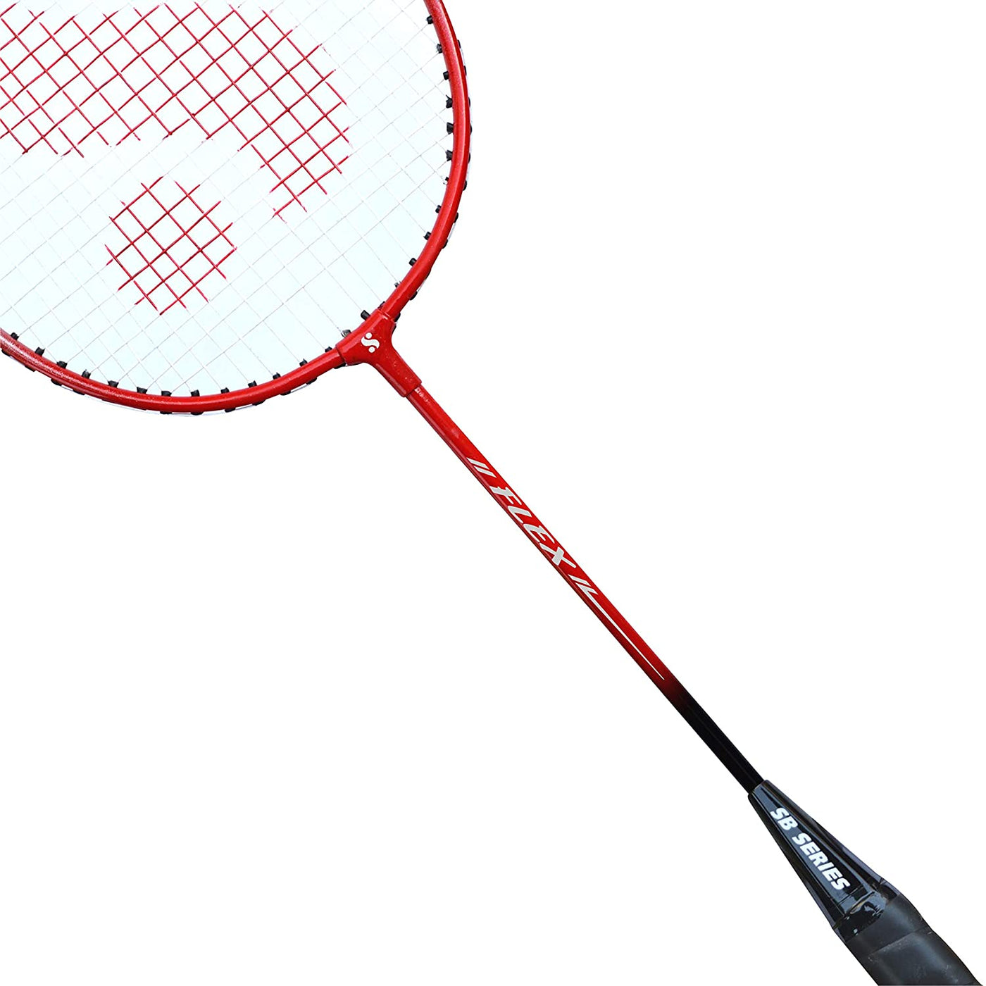 Silvers red yellow badminton racket set