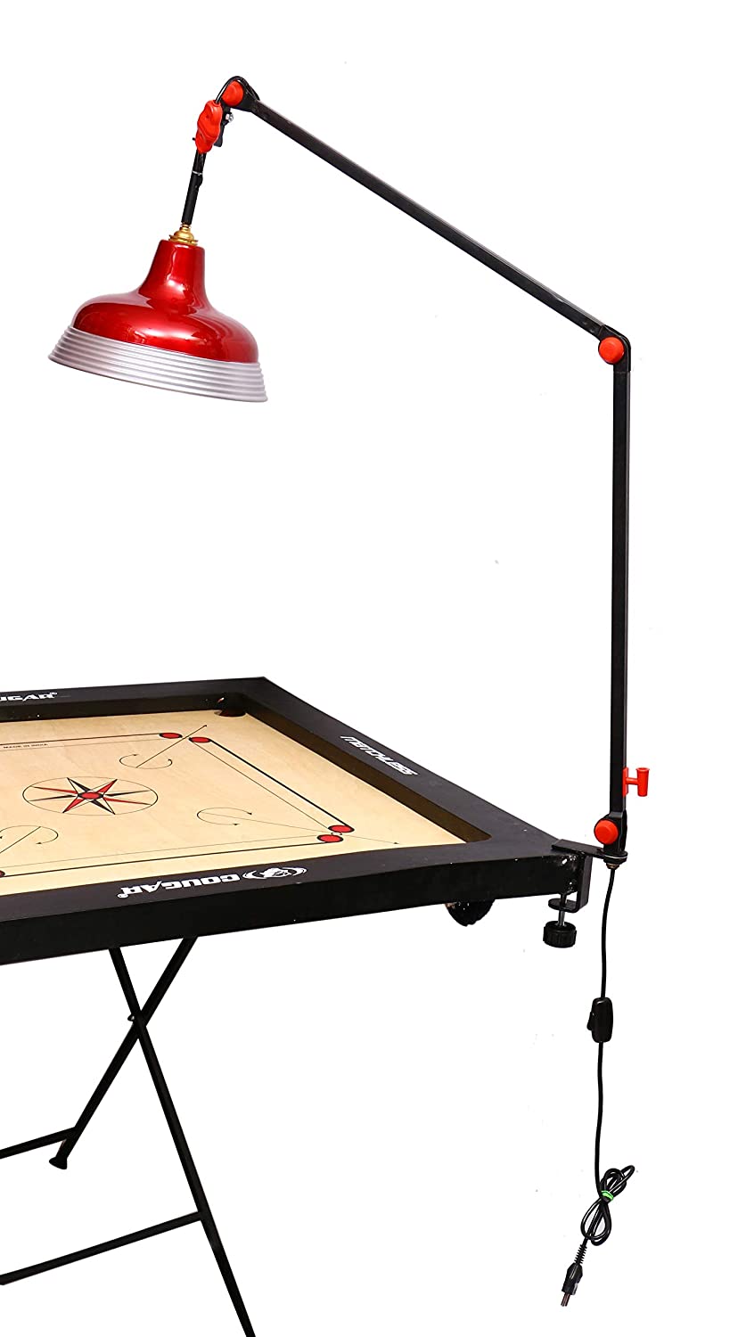 athletive lamshade stand carrom red black