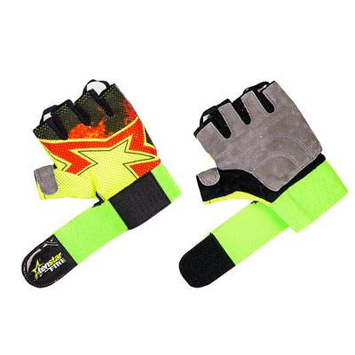 Tenstar Tenstar Fire Gym Gloves for Men - Multicolor freeshipping - athletive Gym Gloves - Men athletive