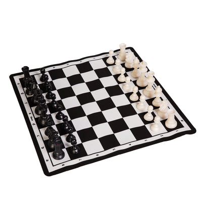 tenstar meastro champion chess board game black white 