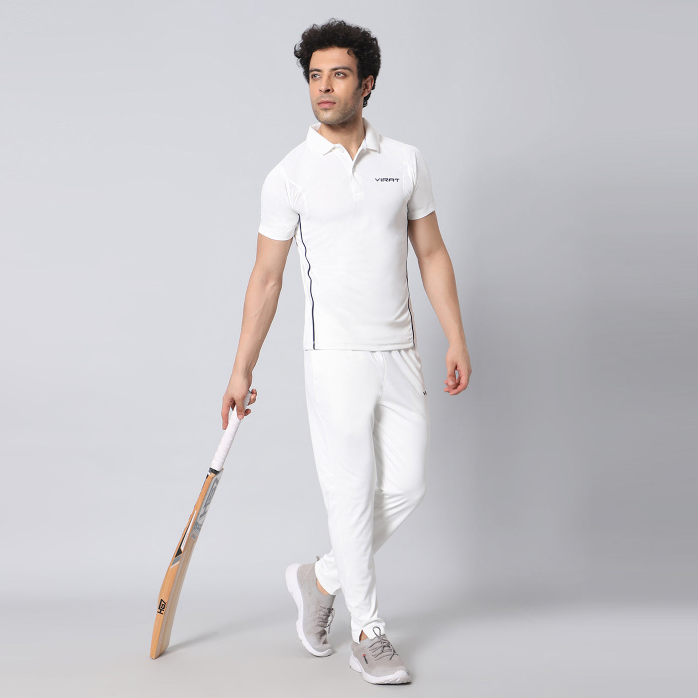 Virat Air-Mesh Cricket Whites Track Pant