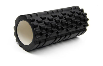 Athletive Fitness Muscle Foam Roller- 45 cm (Black) freeshipping - athletive Foam Rollers athletive