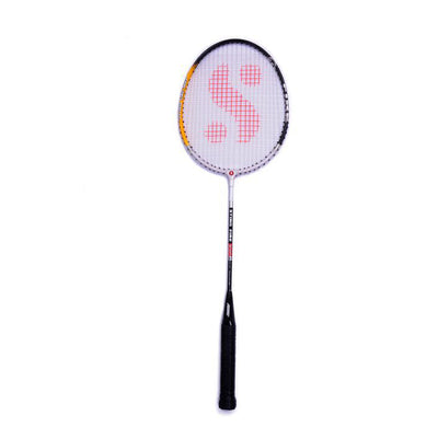 silvers white badminton racket fire