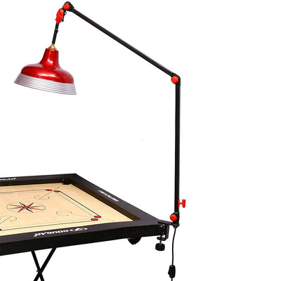 athletive lamshade stand carrom red black
