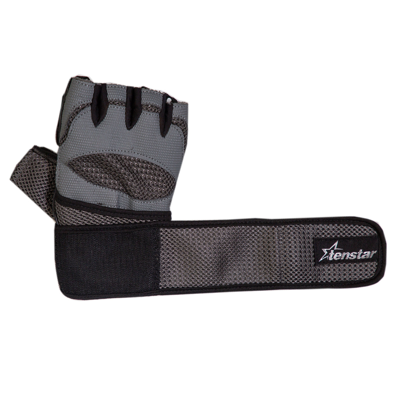 Tenstar Tenstar Elite Premium Gym Gloves for Men - Grey freeshipping - athletive Gym Gloves - Men athletive