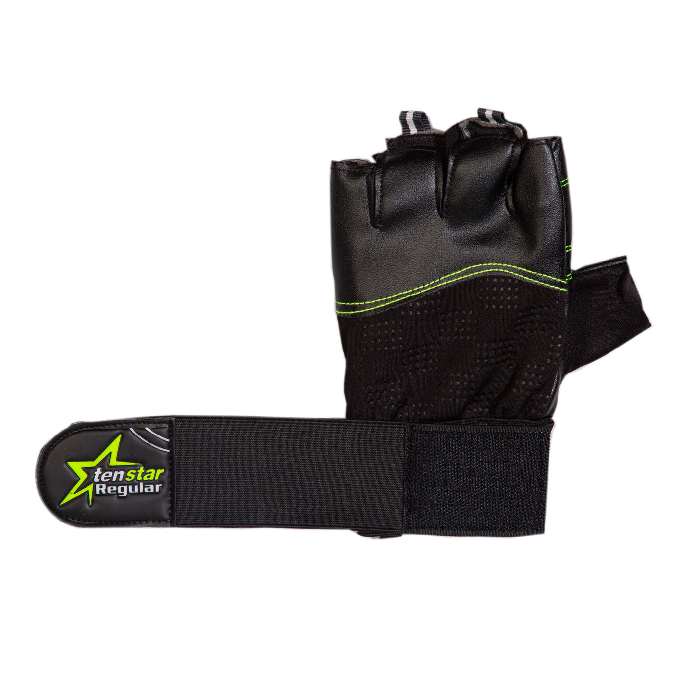 Tenstar Tenstar Regular Gym Gloves for Men - Black freeshipping - athletive Gym Gloves - Men athletive