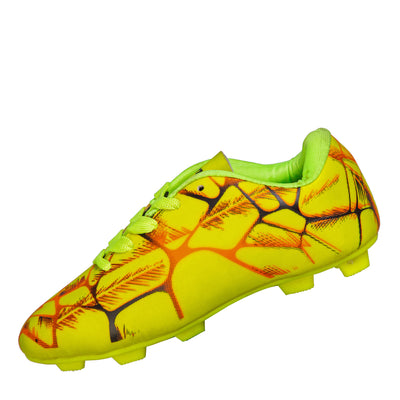 tenstar sports football shoe footwear green yellow 