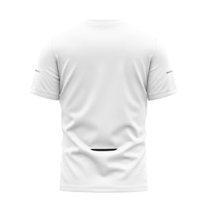 virat white black patterned casual tshirt